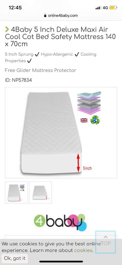 maxi air cool mattress